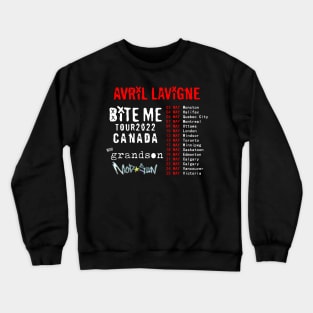 canadian bite me scheduled Crewneck Sweatshirt